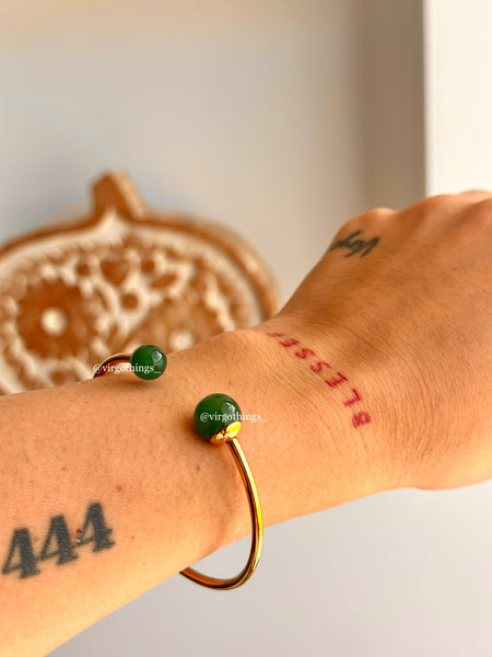 Green opal ( bangle )
