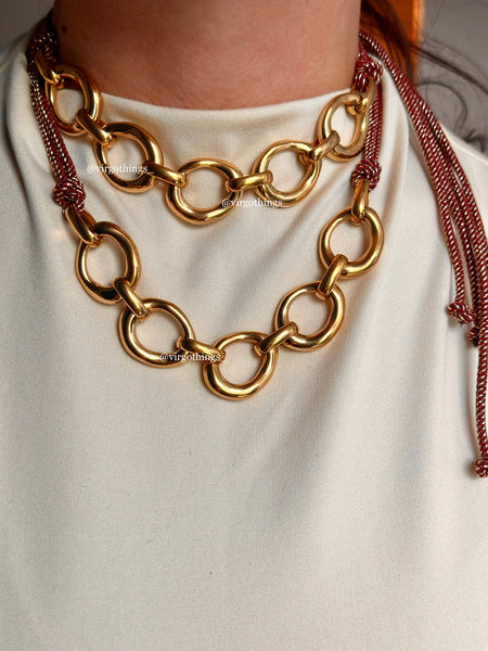 Metalic cord Matte links
