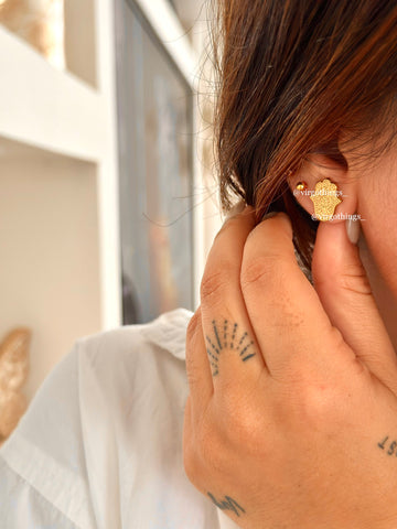 Hamsa studs