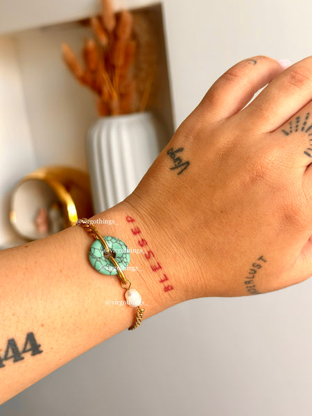 Equilibrio stone bracelet