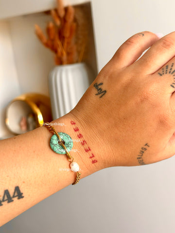 Equilibrio stone bracelet