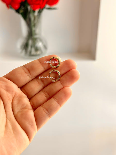 Mini textured hoops