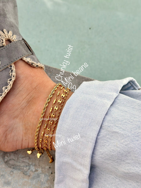 Classic anklets