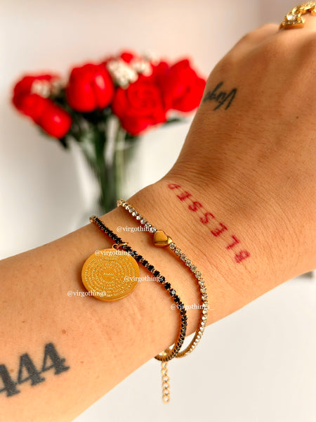 Tennis bracelet (religious )