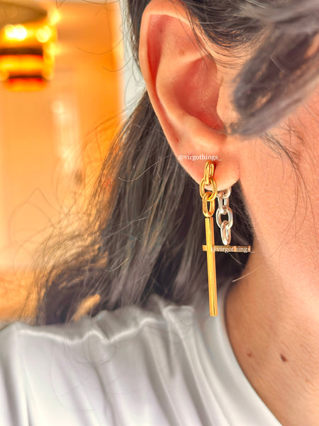 Multi chain earrings