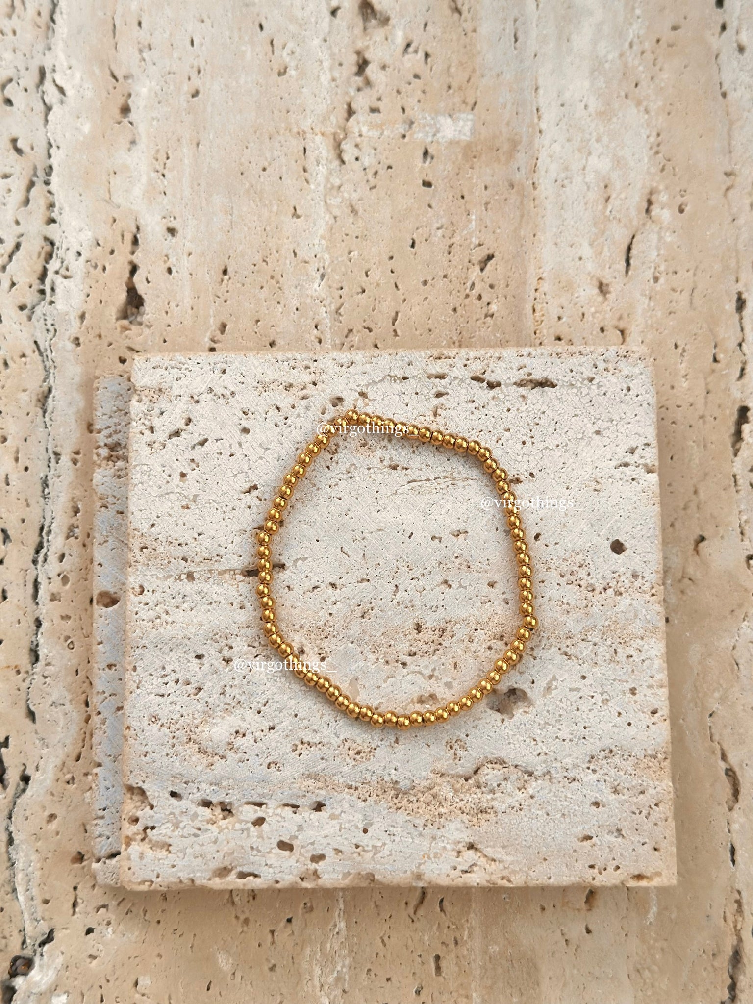 Elastic bracelet gold