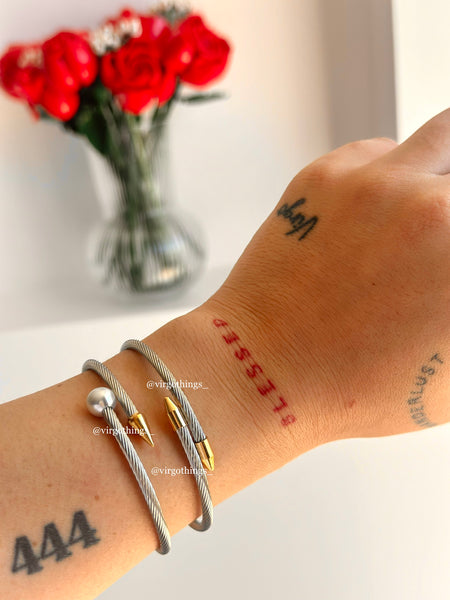 Cable marino bangles