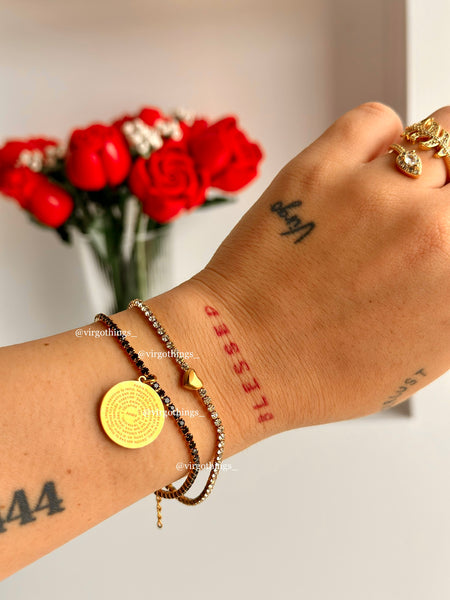 Tennis bracelet (religious )