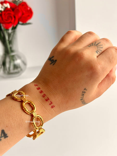 Chunky links bangle