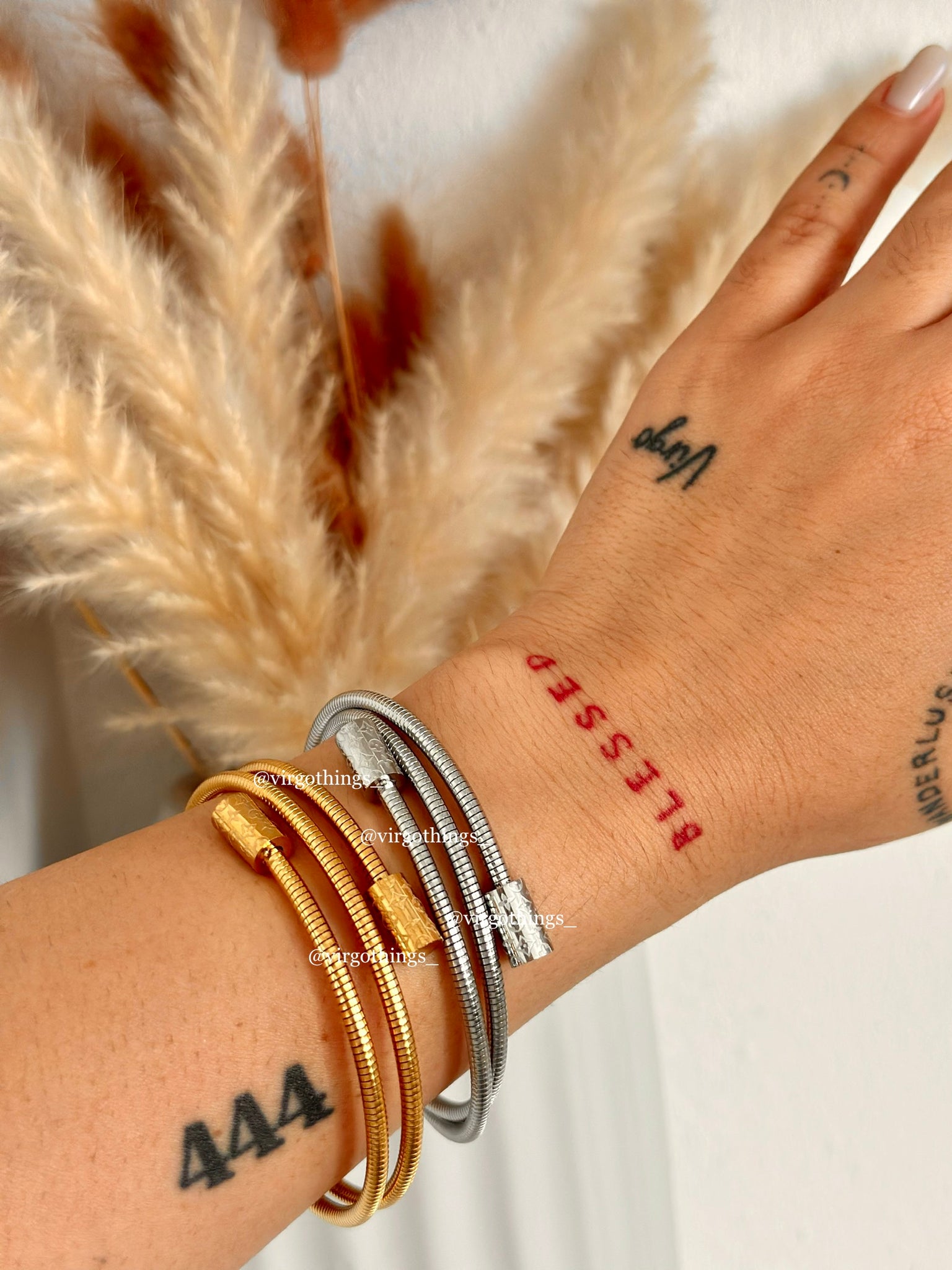 Luxury wrap bangle