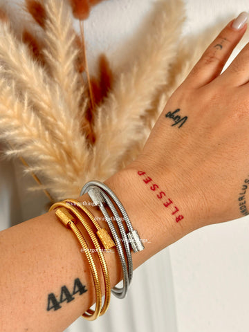 Luxury wrap bangle