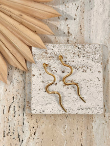 Snake earrings