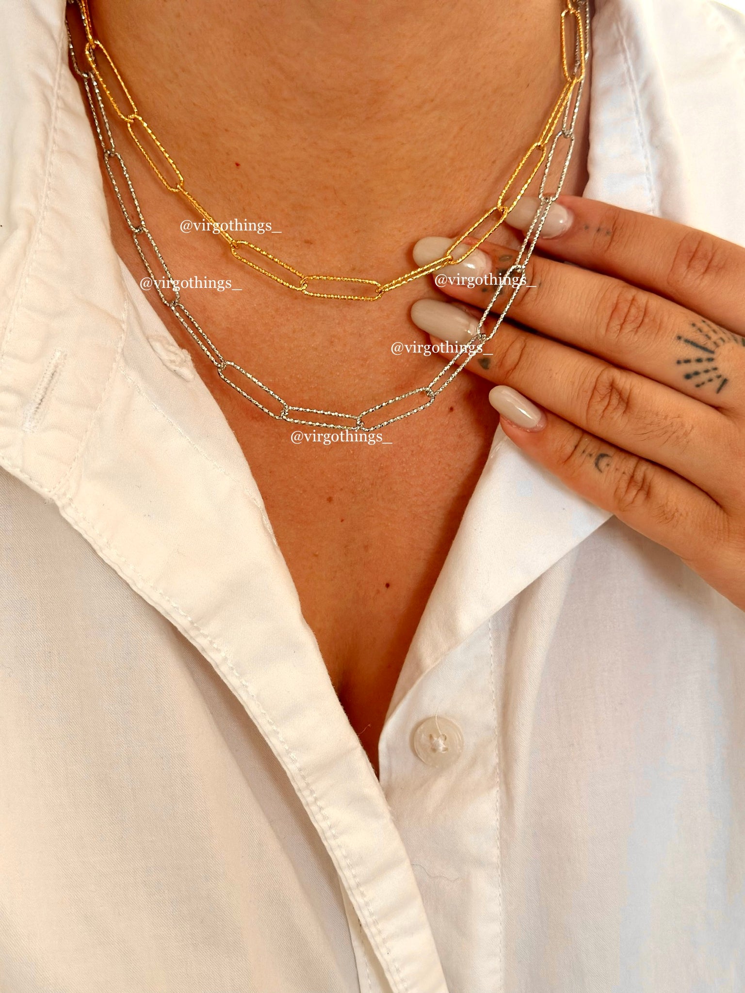 Shine clip chain