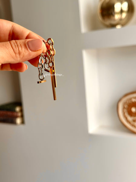Multi chain earrings