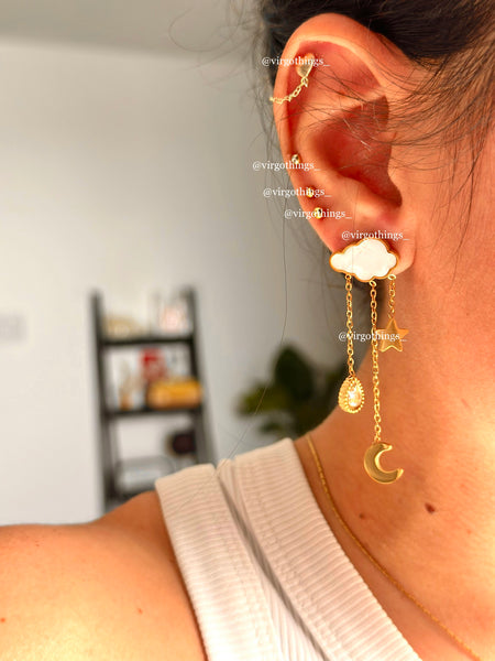 Cloud earrings