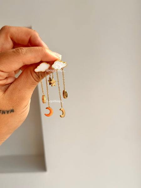 Cloud earrings