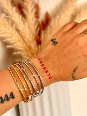 3 layers bangle
