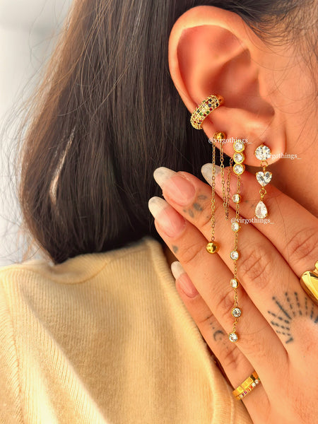 Shine earring stack