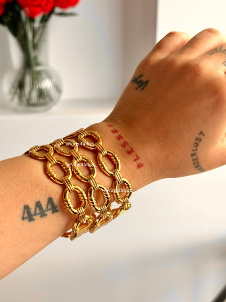 Chunky links bangle